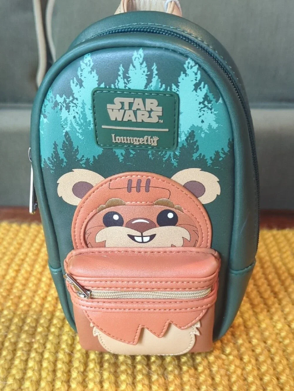 Loungefly Star Wars Green & Brown Ewok Pencil Case for Kids